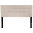Flash Furniture Bedford Tufted Full Panel Headboard in Beige