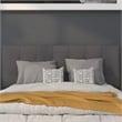 Flash Furniture Bedford Tufted Full Panel Headboard in Dark Gray