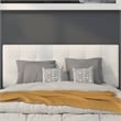 Flash Furniture Bedford Tufted Full Panel Headboard in White