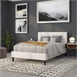 Flash Furniture Bedford Tufted Full Panel Headboard in White
