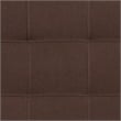 Flash Furniture Bedford King Fabric Panel Headboard in Dark Brown