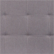 Flash Furniture Bedford King Fabric Panel Headboard in Light Gray