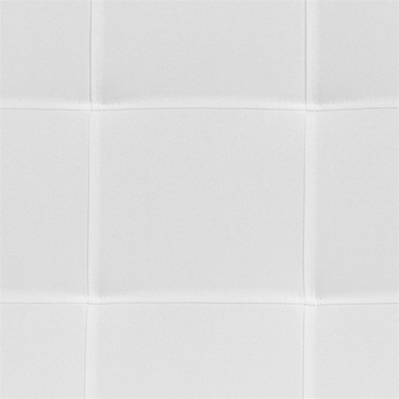 Flash Furniture Bedford King Fabric Panel Headboard in White