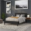 Flash Furniture Lennox Adjustable Height Tufted Full Headboard-Black