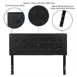 Flash Furniture Lennox Adjustable Height Tufted Full Headboard-Black