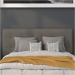 Flash Furniture Lennox Upholstered Full Panel Headboard in Gray