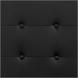 Flash Furniture Lennox Upholstered King Panel Headboard in Black