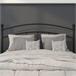 Flash Furniture Woodstock Full Metal Spindle Headboard in Black