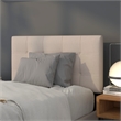 Flash Furniture Bedford Queen Fabric Panel Headboard in Camel
