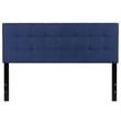 Flash Furniture Bedford Queen Fabric Panel Headboard in Navy