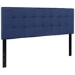 Flash Furniture Bedford Queen Fabric Panel Headboard in Navy