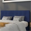Flash Furniture Bedford Queen Fabric Panel Headboard in Navy