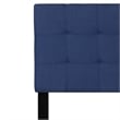 Flash Furniture Bedford Queen Fabric Panel Headboard in Navy