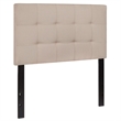 Flash Furniture Bedford Twin Fabric Panel Headboard in Beige