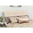 Flash Furniture Bedford Twin Fabric Panel Headboard in Beige