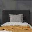 Flash Furniture Bedford Twin Fabric Panel Headboard in Black