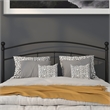 Flash Furniture Woodstock Queen Metal Spindle Headboard in Black
