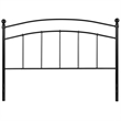 Flash Furniture Woodstock Queen Metal Spindle Headboard in Black