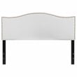 Flash Furniture Lexington Upholstered Queen Panel Headboard in White