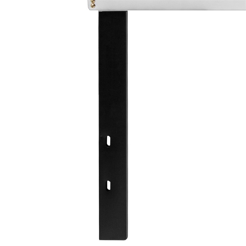 Flash Furniture Lexington Upholstered Queen Panel Headboard in White