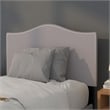 Flash Furniture Lexington Upholstered Twin Panel Headboard in Light Gray