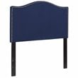 Flash Furniture Lexington Upholstered Twin Panel Headboard in Navy