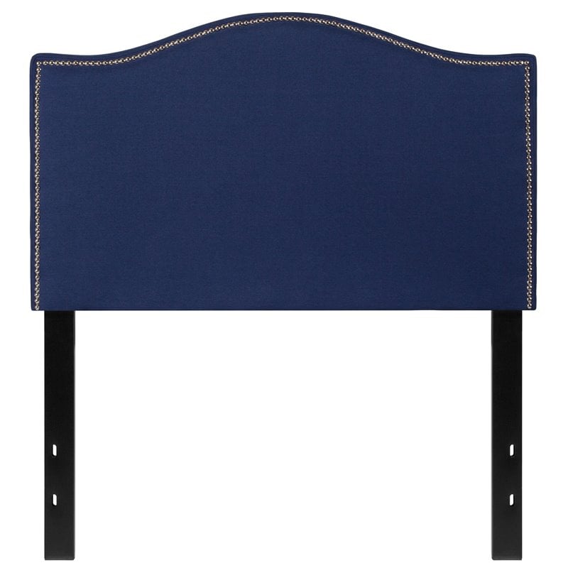 Flash Furniture Lexington Upholstered Twin Panel Headboard in Navy