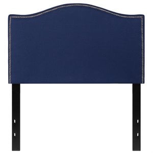 Flash Furniture Lexington Upholstered Twin Panel Headboard in Navy