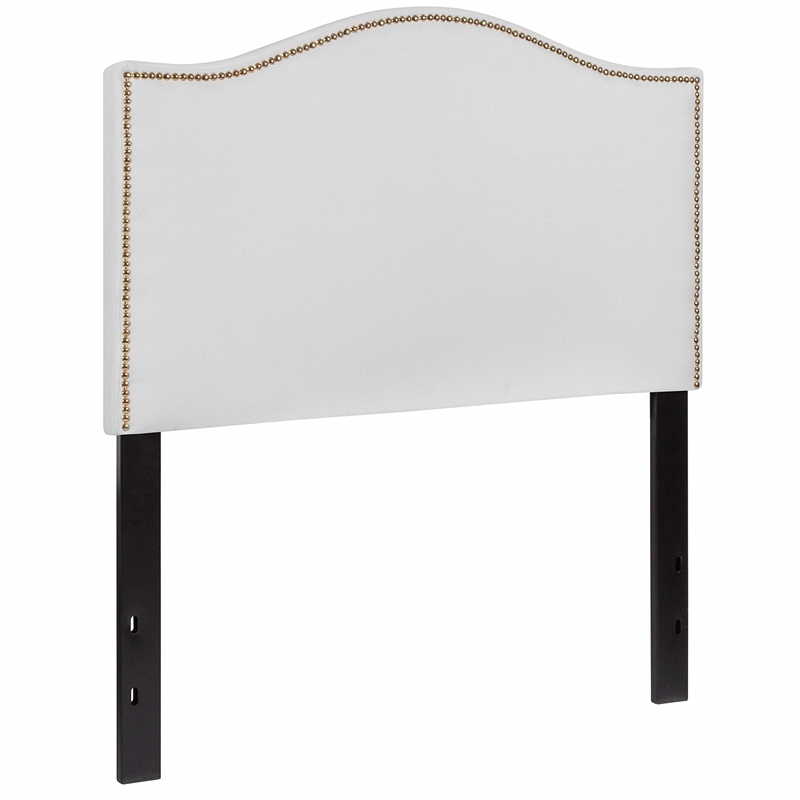 Flash Furniture Lexington Upholstered Twin Panel Headboard in White