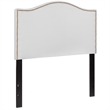 Flash Furniture Lexington Upholstered Twin Panel Headboard in White