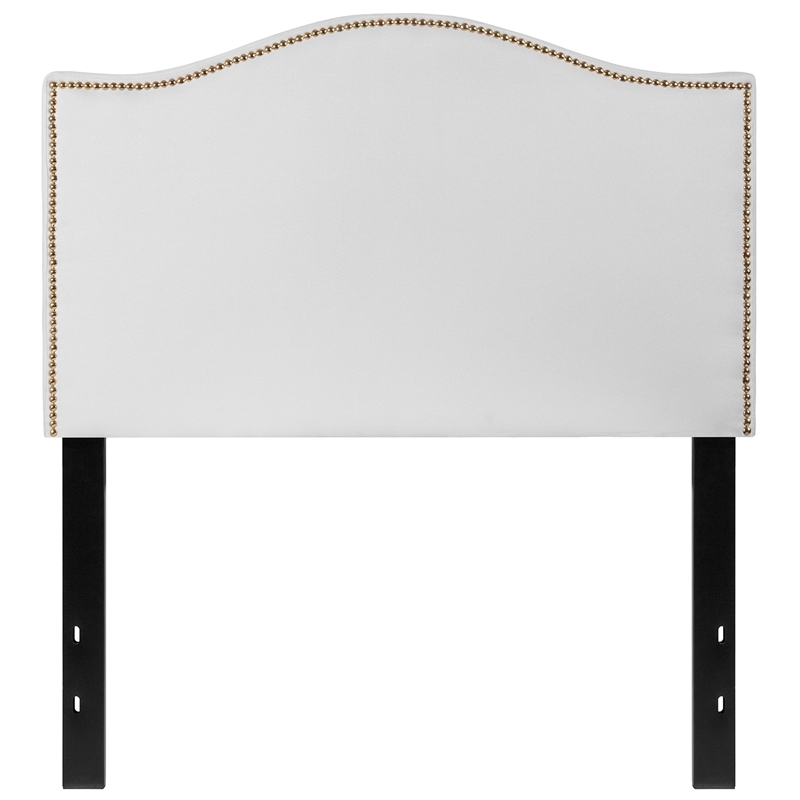 Flash Furniture Lexington Upholstered Twin Panel Headboard in White