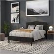 Flash Furniture Cambridge Tufted Full Panel Headboard in Black