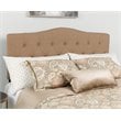 Flash Furniture Cambridge Tufted Full Panel Headboard in Camel