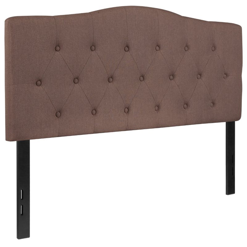 Flash Furniture Cambridge Tufted Full Panel Headboard in Camel