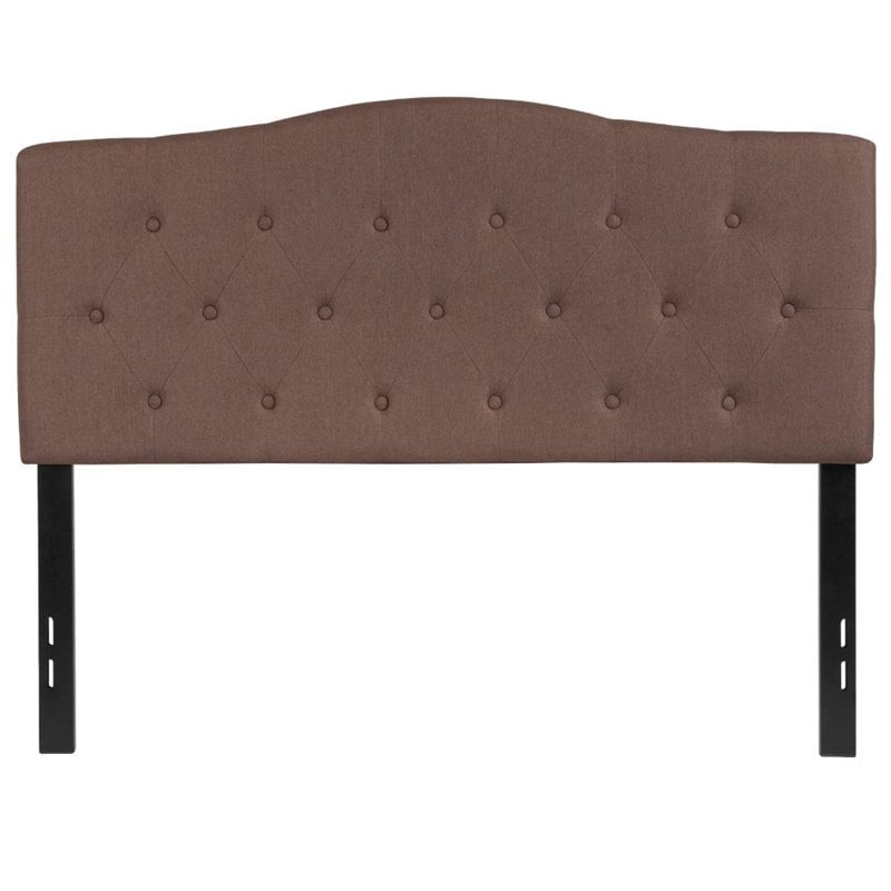 Flash Furniture Cambridge Tufted Full Panel Headboard in Camel