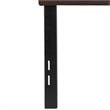 Flash Furniture Cambridge Tufted Full Panel Headboard in Dark Brown