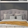 Flash Furniture Cambridge Tufted Full Panel Headboard in Light Gray