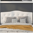 Flash Furniture Cambridge Tufted Full Panel Headboard in White
