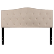 Flash Furniture Cambridge Tufted Queen Panel Headboard in Beige