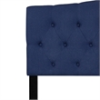 Flash Furniture Cambridge Tufted Queen Panel Headboard in Navy