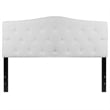 Flash Furniture Cambridge Tufted Queen Panel Headboard in White
