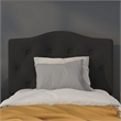 Flash Furniture Cambridge Tufted Twin Panel Headboard in Black