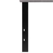 Flash Furniture Cambridge Tufted Twin Panel Headboard in Light Gray