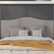 Flash Furniture Lexington Upholstered Full Panel Headboard in Light Gray
