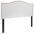 Flash Furniture Lexington Upholstered Full Panel Headboard in White