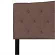 Flash Furniture Cambridge Tufted King Panel Headboard in Camel