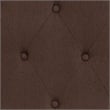 Flash Furniture Cambridge Tufted King Panel Headboard in Dark Brown