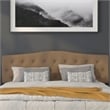 Flash Furniture Cambridge Tufted King Panel Headboard in Dark Brown