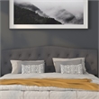 Flash Furniture Cambridge Tufted King Panel Headboard in Dark Gray