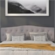 Flash Furniture Cambridge Tufted King Panel Headboard in Light Gray